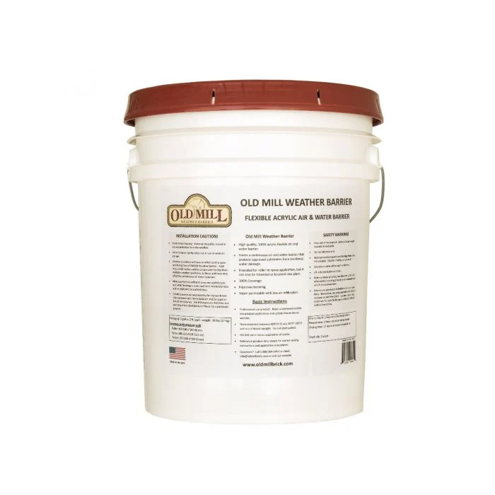Old Mill Weather Barrier - Water & Air Barrier (5 Gal) - Image 3